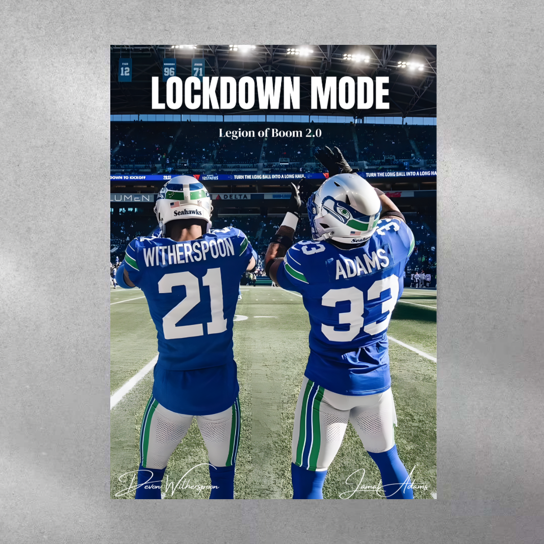 LOCKDOWN MODE ~ Seahawks Poster