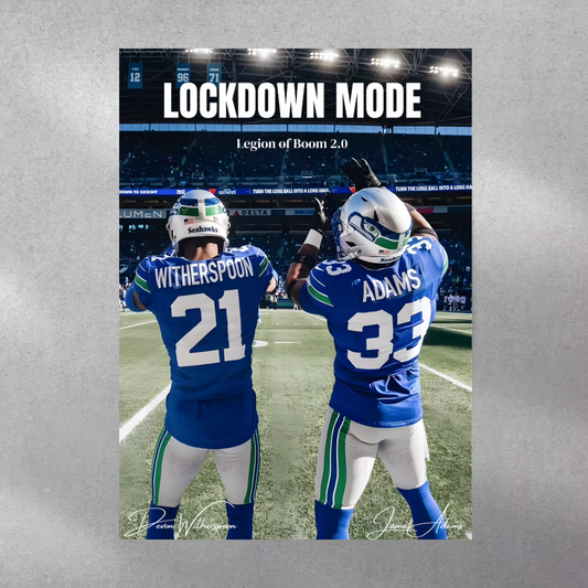 LOCKDOWN MODE ~ Seahawks Poster