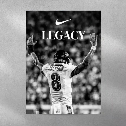 LEGACY ~ Lamar Jackson Poster